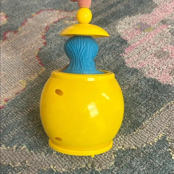 Sesame Street Vintage 1993 Illco Cookie Monster Toy Cookie Jar Press N Go - Picture 2 of 4